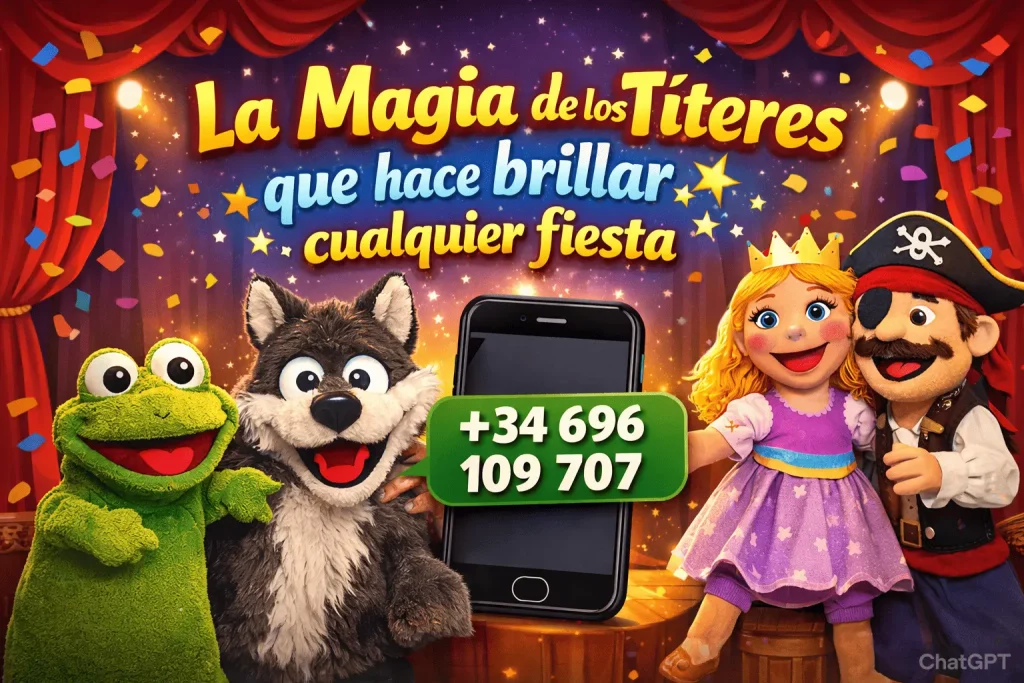 La magia de los títeres que hace brillar cualquier fiesta