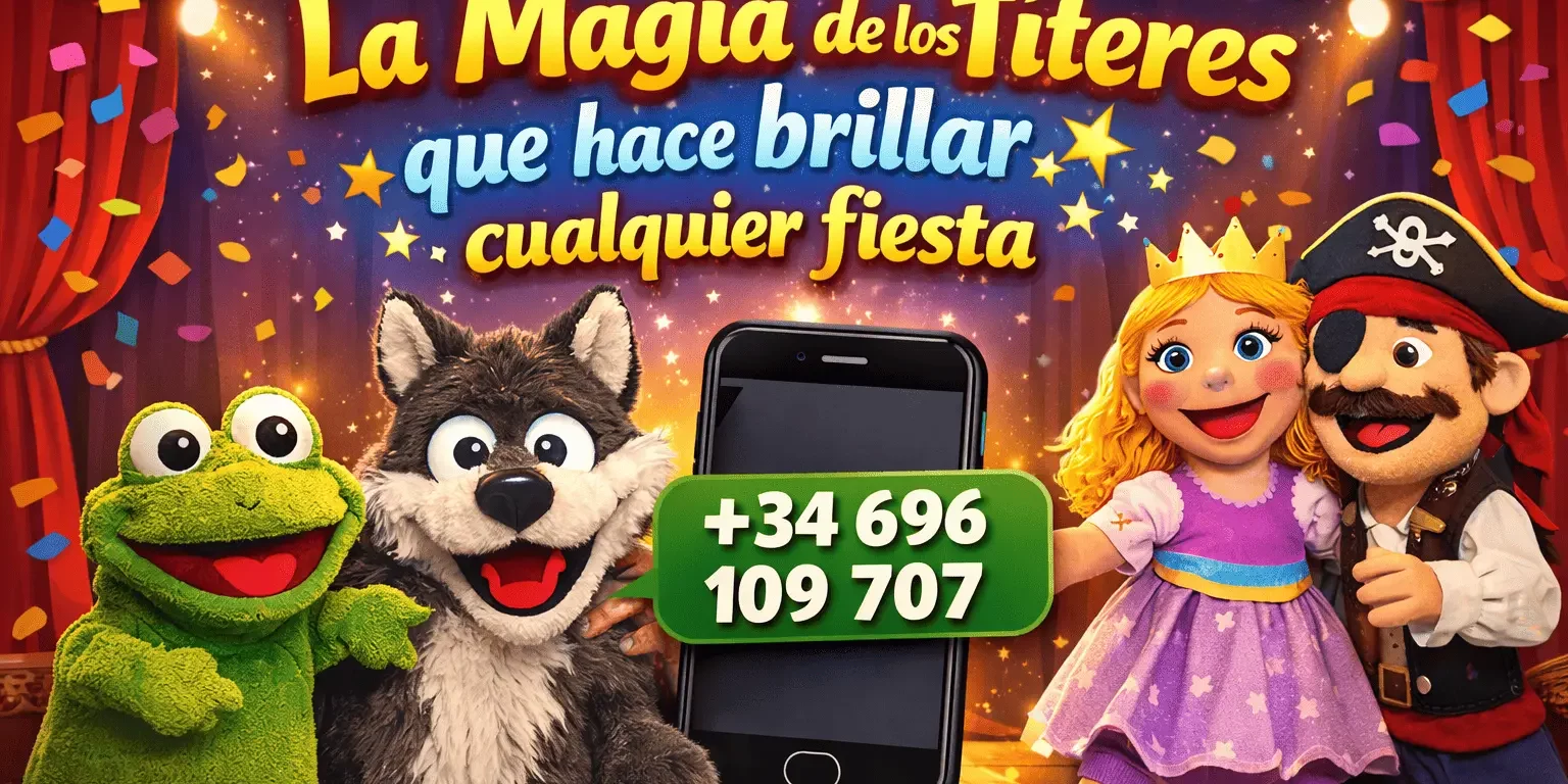 La magia de los títeres que hace brillar cualquier fiesta