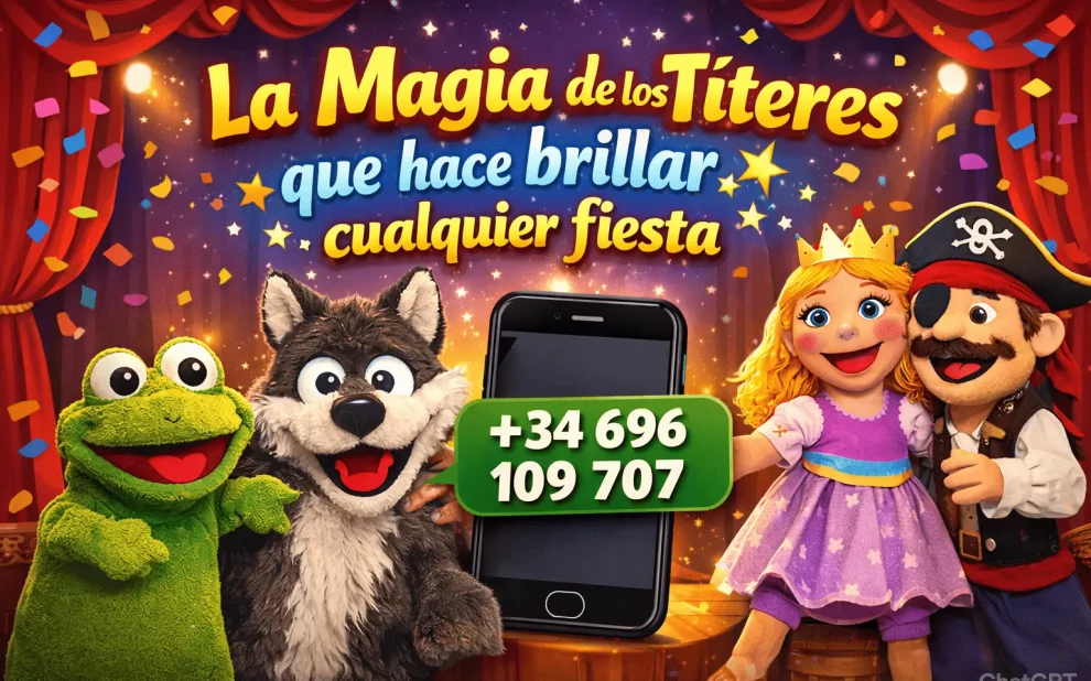 La magia de los títeres que hace brillar cualquier fiesta