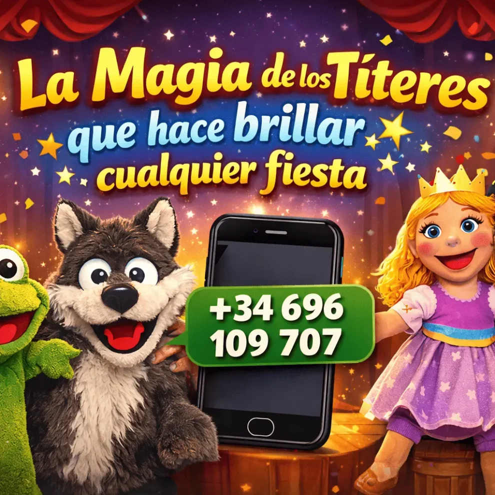 La magia de los títeres que hace brillar cualquier fiesta La magia de los títeres que hace brillar cualquier fiesta