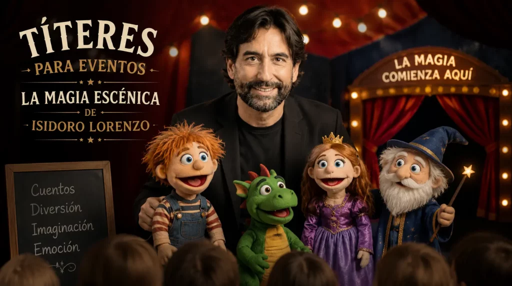 Títeres para Eventos La Magia Escénica de Isidoro Lorenzo