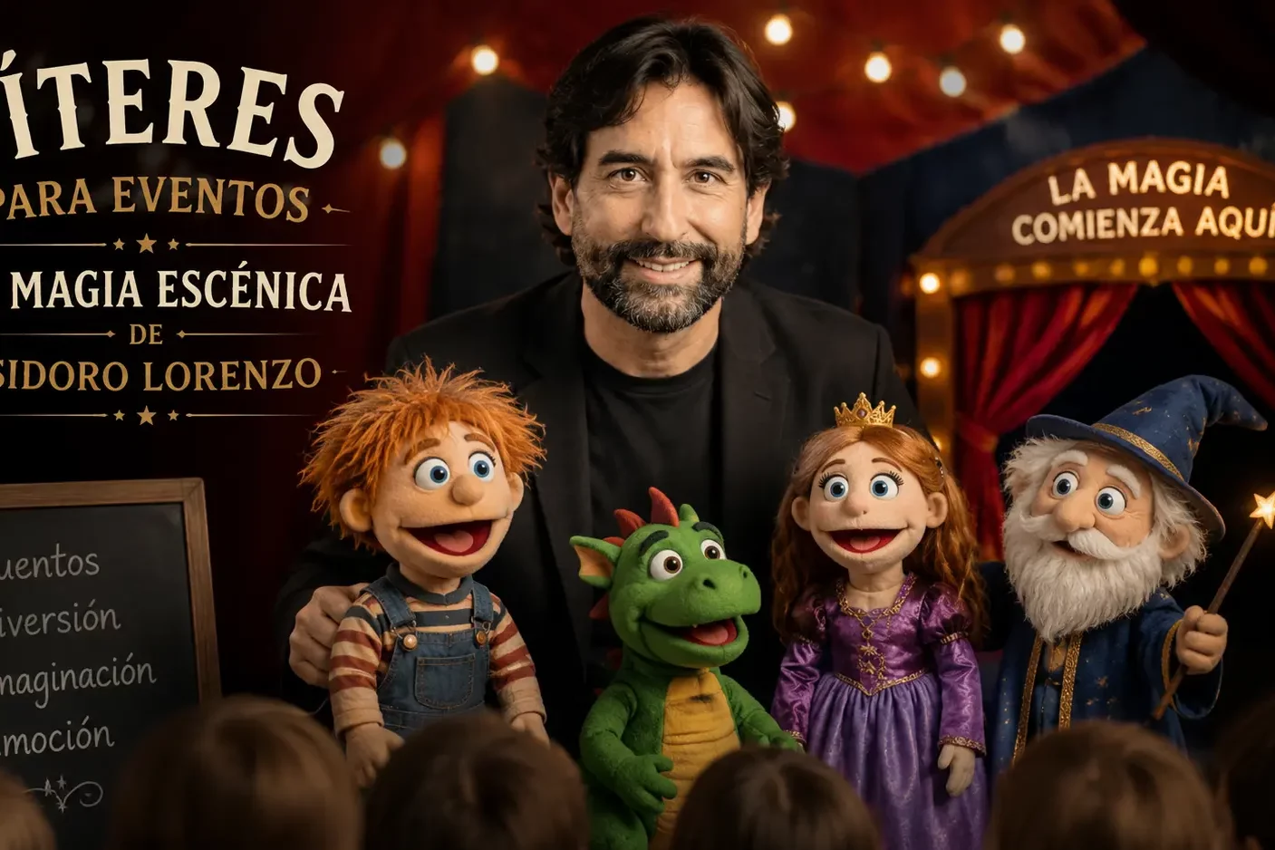 Títeres para Eventos La Magia Escénica de Isidoro Lorenzo