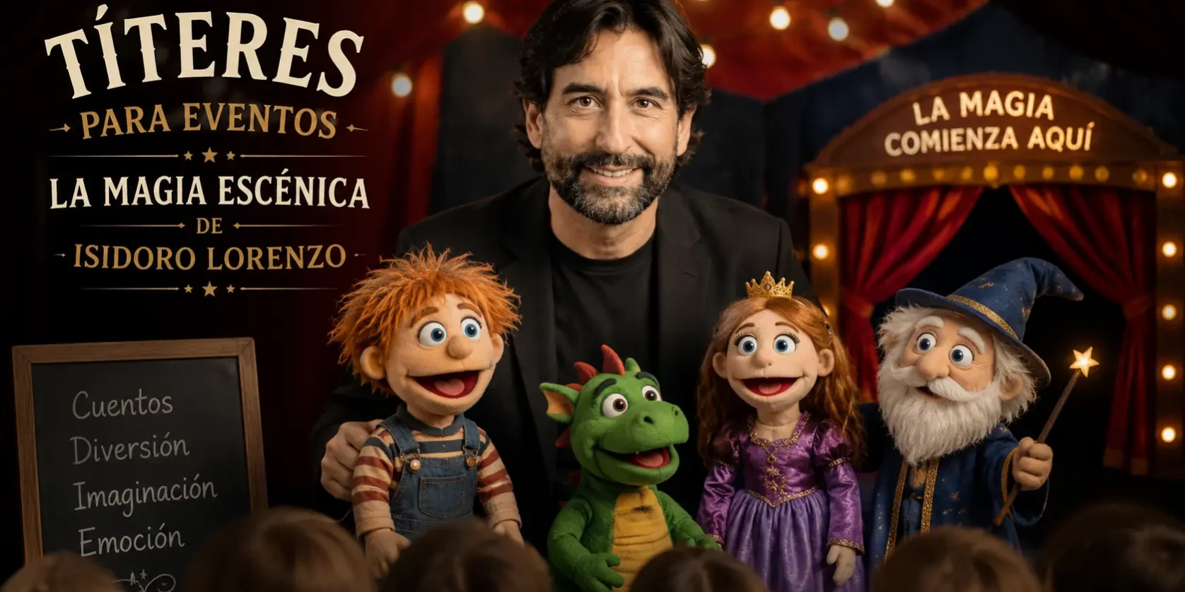 Títeres para Eventos La Magia Escénica de Isidoro Lorenzo