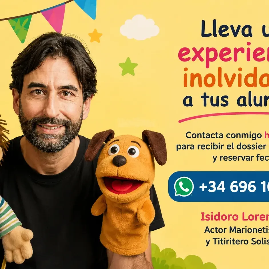 Teatro de títeres infantil y cuentacuentos educativos