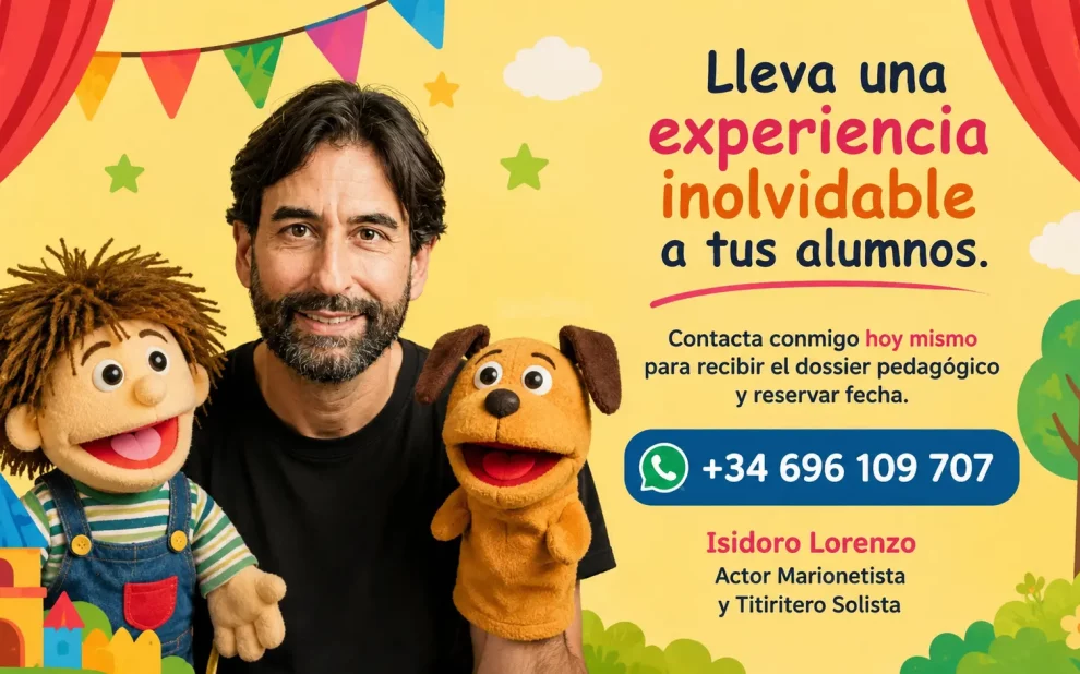Teatro de títeres infantil y cuentacuentos educativos