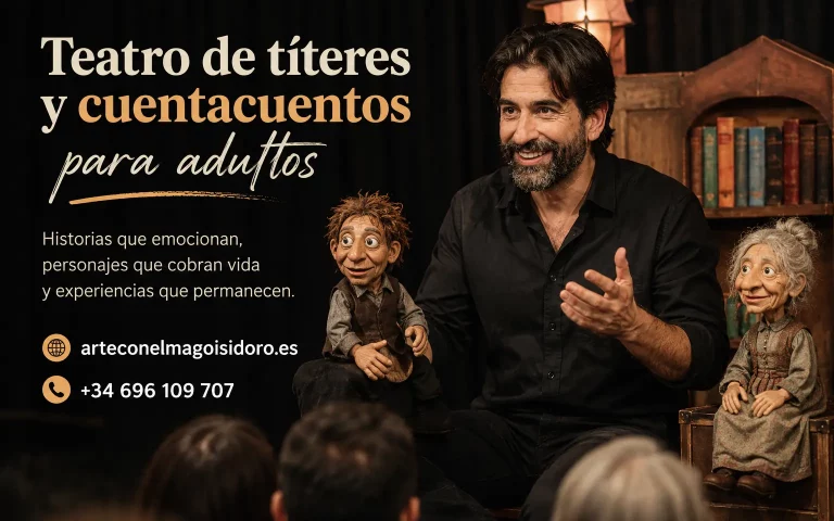 Teatro de títeres y cuentacuentos para adultos