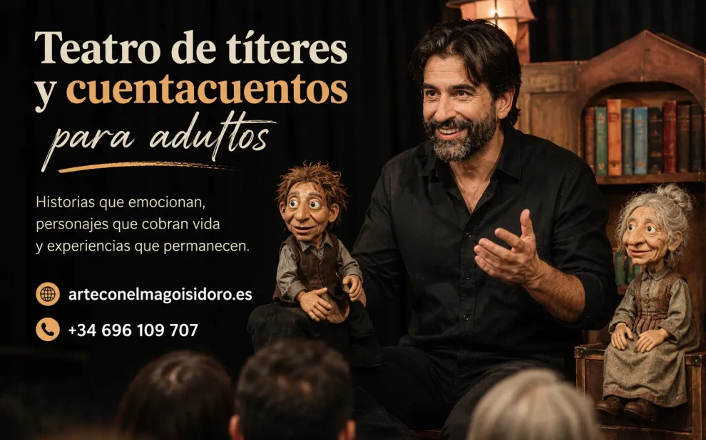Teatro de títeres y cuentacuentos para adultos
