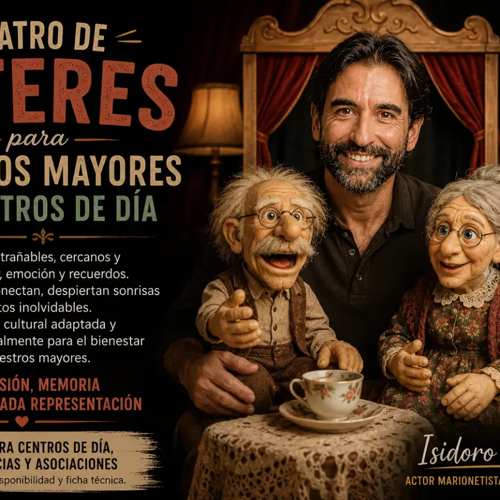 Teatro de títeres para adultos mayores y centros de día Teatro de títeres para adultos mayores y centros de día