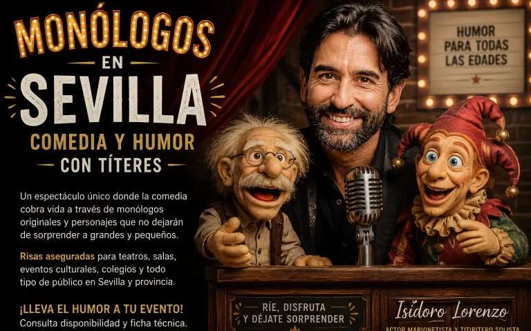 Monólogo en Sevilla Comedia y humor con títeres