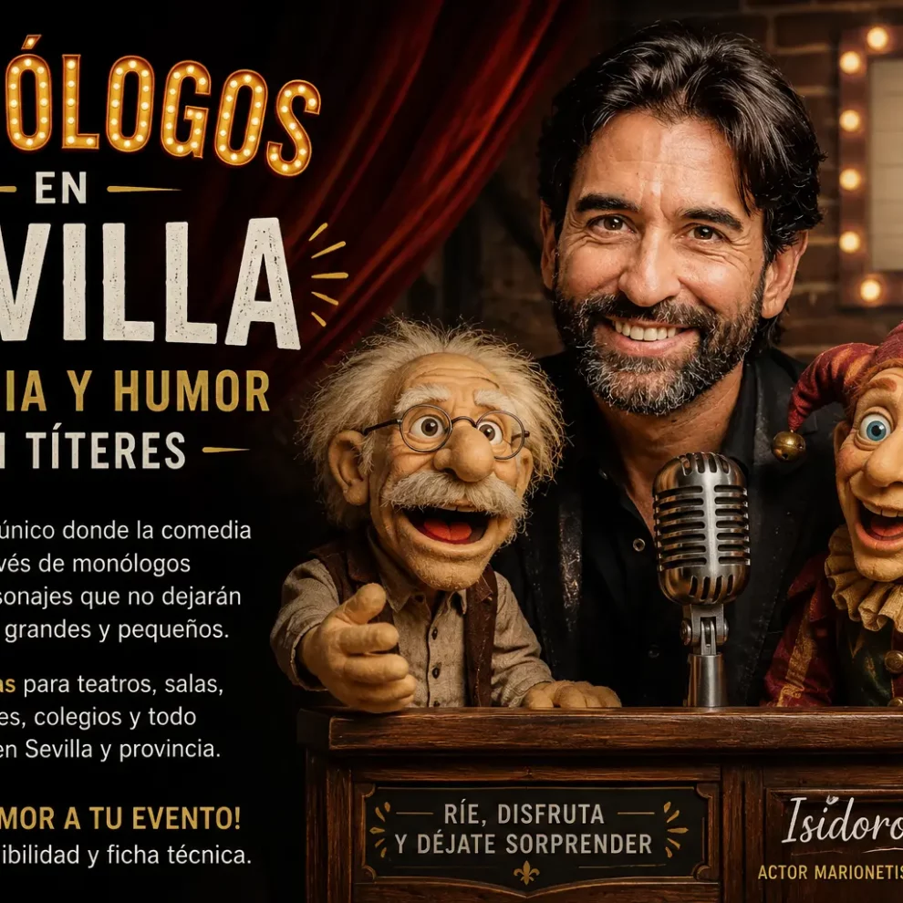Monólogo en Sevilla Comedia y humor con títeres