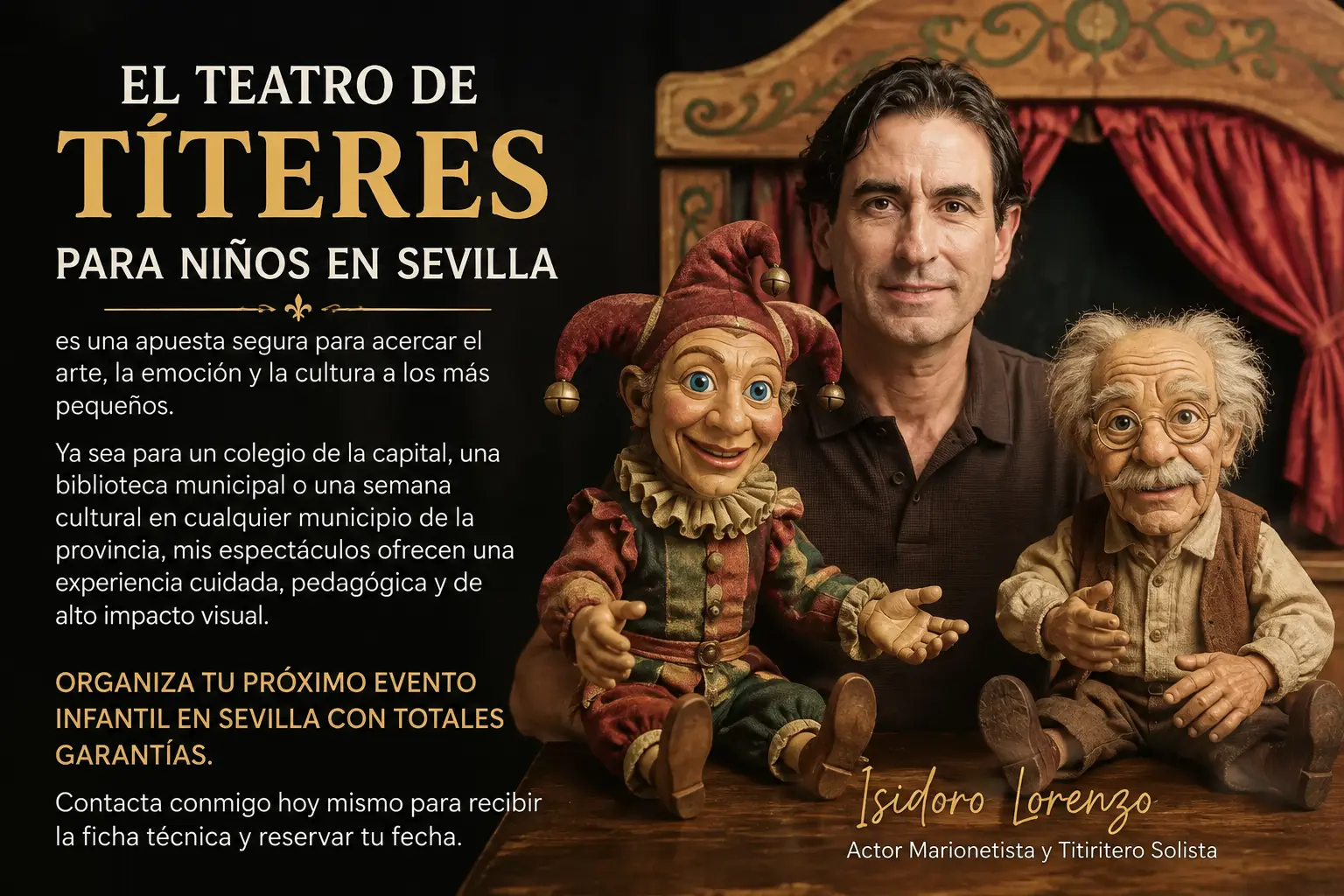 Teatro de títeres para niños en Sevilla
