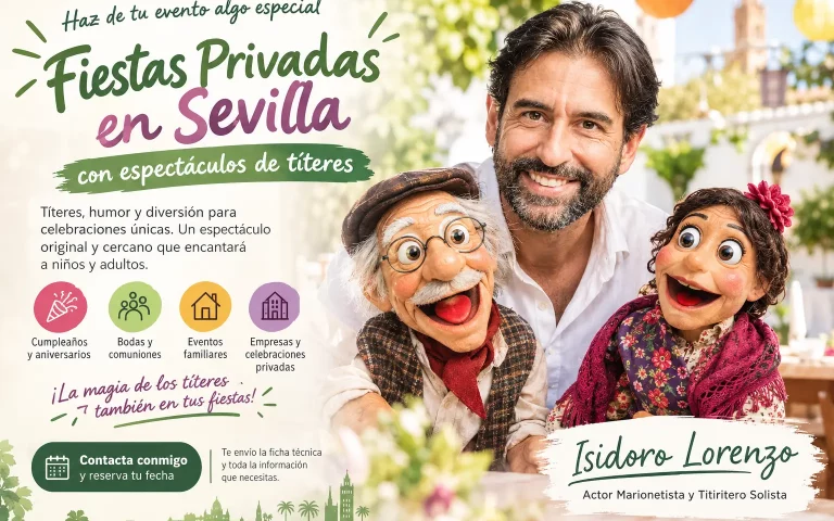 Fiestas privadas en Sevilla Espectáculos de títeres