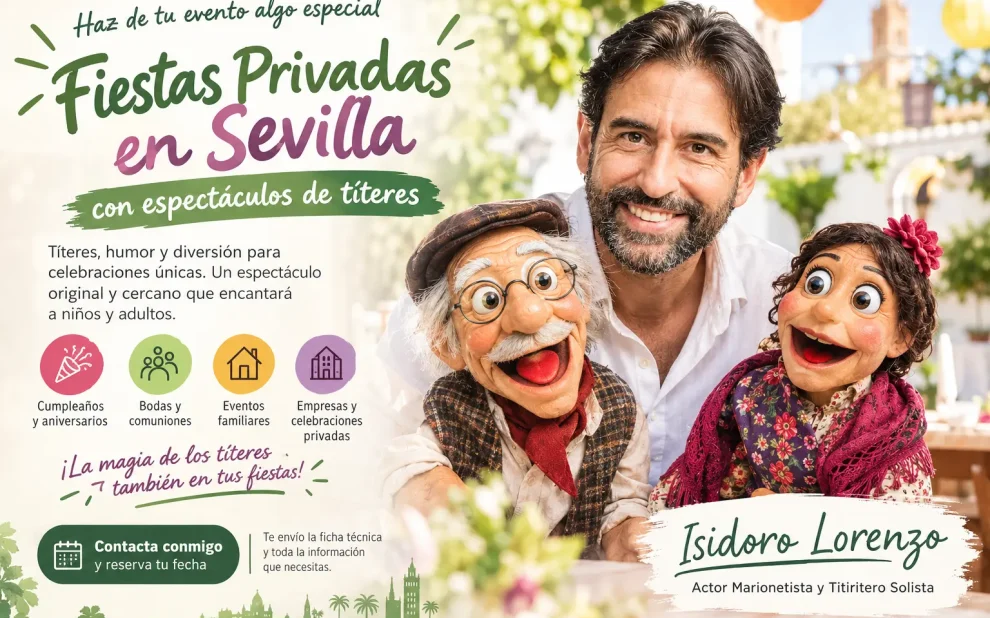 Fiestas privadas en Sevilla Espectáculos de títeres